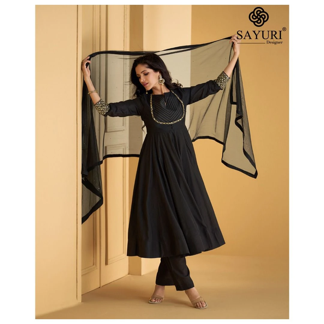 Sayuri Designer Mandira Pure Silk Wholesale Designer Readymade Salwar Suit Catalog — Wholesale Readymade Suit, Sayuri Designer wholesale from Surat - Gallery Image 2